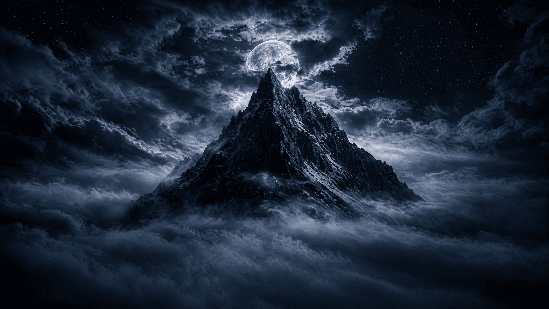 APEX β moonlit mountain peak
