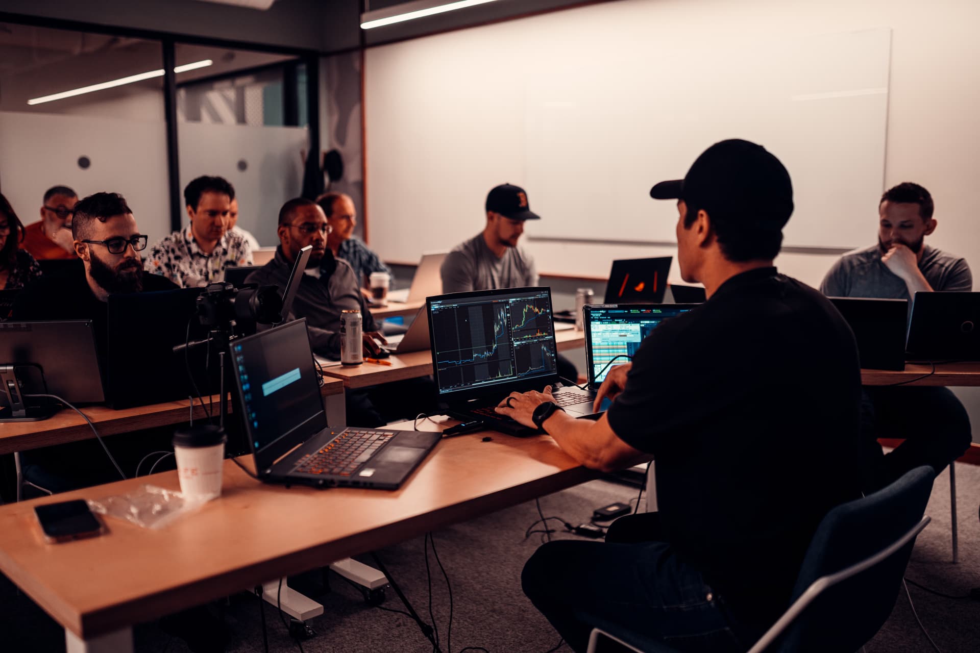 Roland teaching at bootcamp